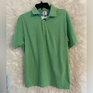 Sharp Lad Men’s Short Sleeve Green Polo Shirt. 
Size Large